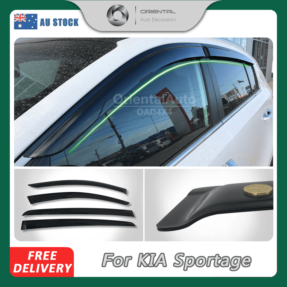 Weather Shields for KIA Sportage QL Series 2015-2021