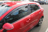 Weather Shields for Kia Rio UB Series Hatch 2011-2016