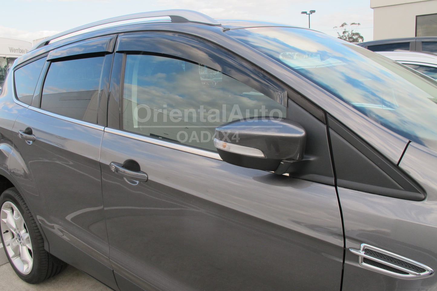 Premium Weathershields Weather Shields Window Visor For Ford Kuga TF 2013-2016