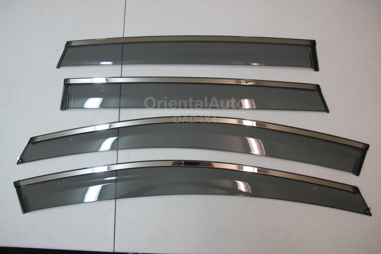 Stainless Edge Weather Shields for Ford Kuga TF Series 2013-2016