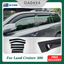 Widened Luxury 6pcs Weathershields For Toyota LandCruiser Land Cruiser 200 LC200 2007-2021 Window Visor Weather Shields
