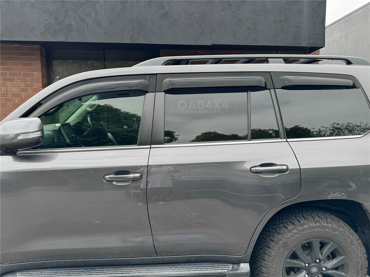 Bonnet Protector & Widened Luxury Weather Shields For Toyota Landcruiser 200 Series 2007-2015 6PCS