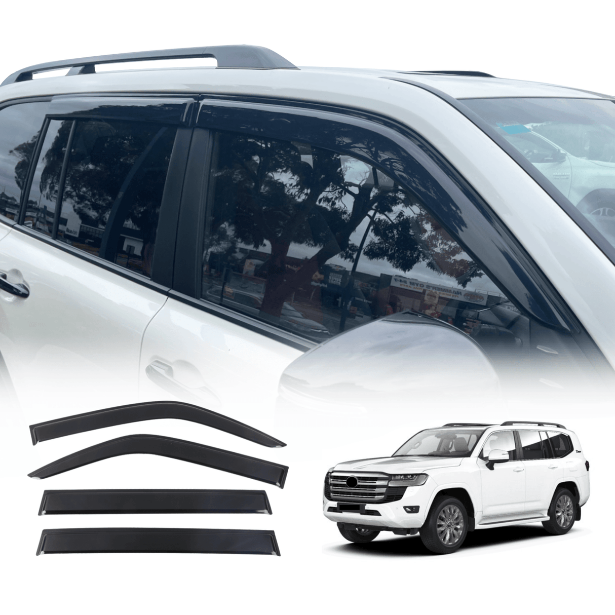 Weather Shields for Toyota Land Cruiser 300 Series LC300 2021-Onwards