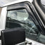 OAD Luxury 2pcs Weather Shields Weathershields Window Visor for Toyota Land Cruiser LandCruiser 70 76 78 79 LC70 LC76 LC78 LC79 2007+