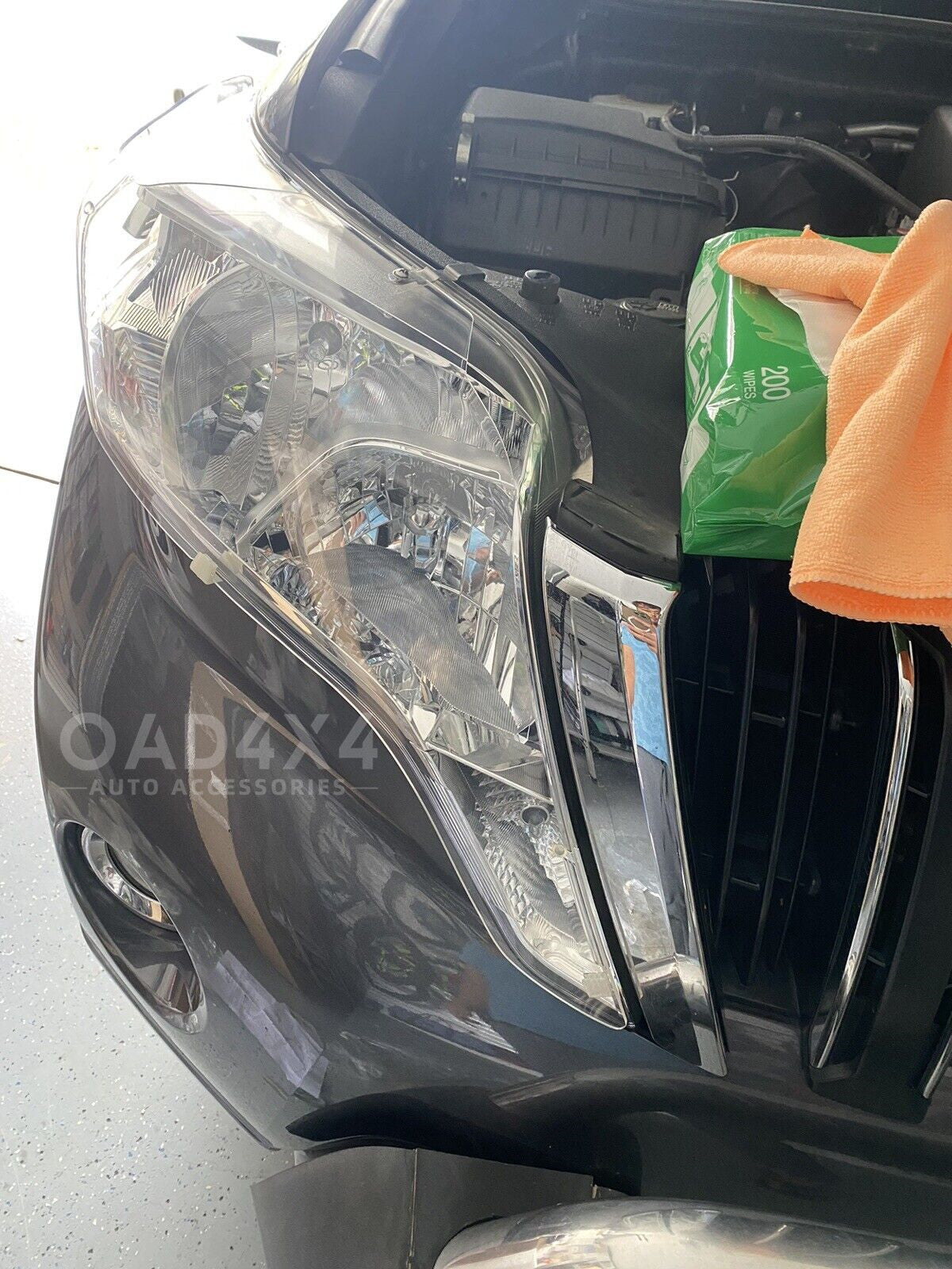 Lamp Covers for Toyota Land Cruiser Prado 150 2013-2015 Headlight Headlamp Protectors