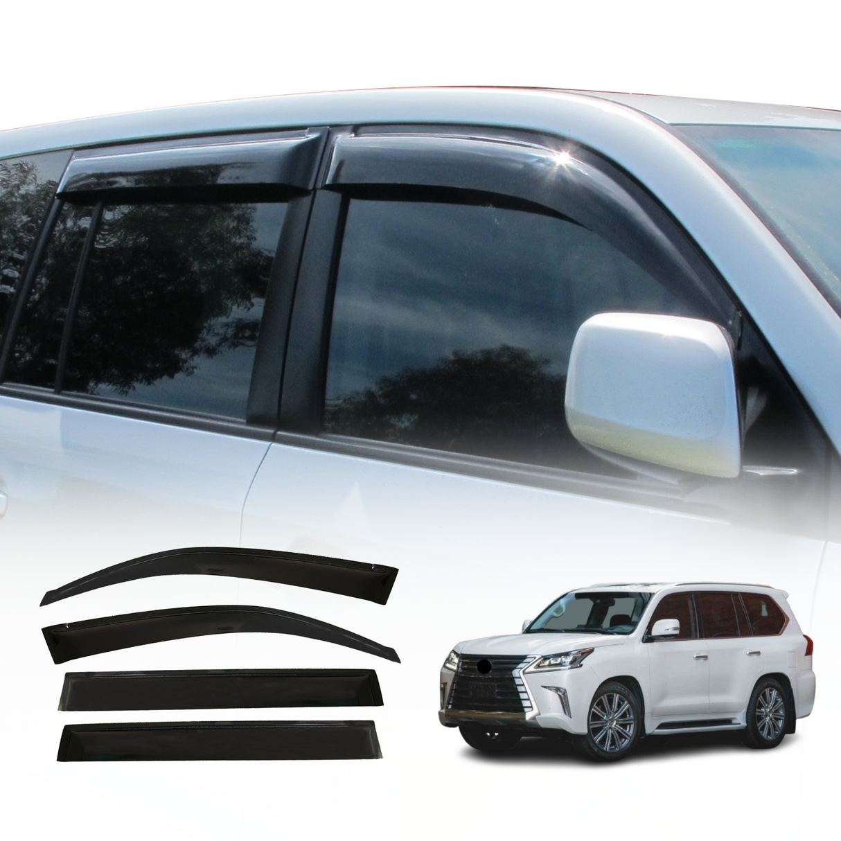 Weather Shields for Lexus LX570 /LX450d 2008-2021