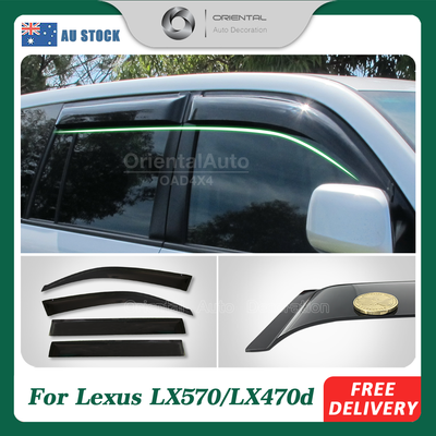 OAD Premium Weathershields For Lexus LX570 /LX450d Weather Shields Window Visor