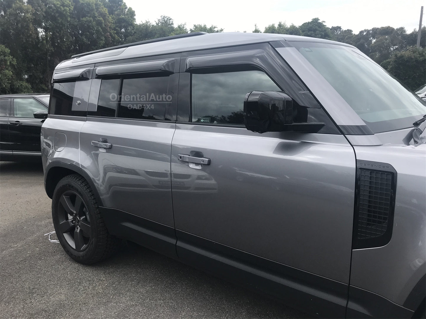 Widened Luxury 6pcs Weathershields For Land Rover Defender L663 110 2020-Onwards Weather Shields Window Visor