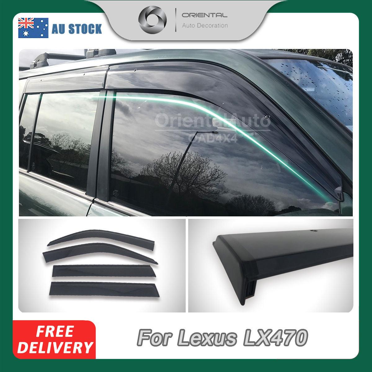 Injection Weather Shields for Lexus LX470 1998-2007