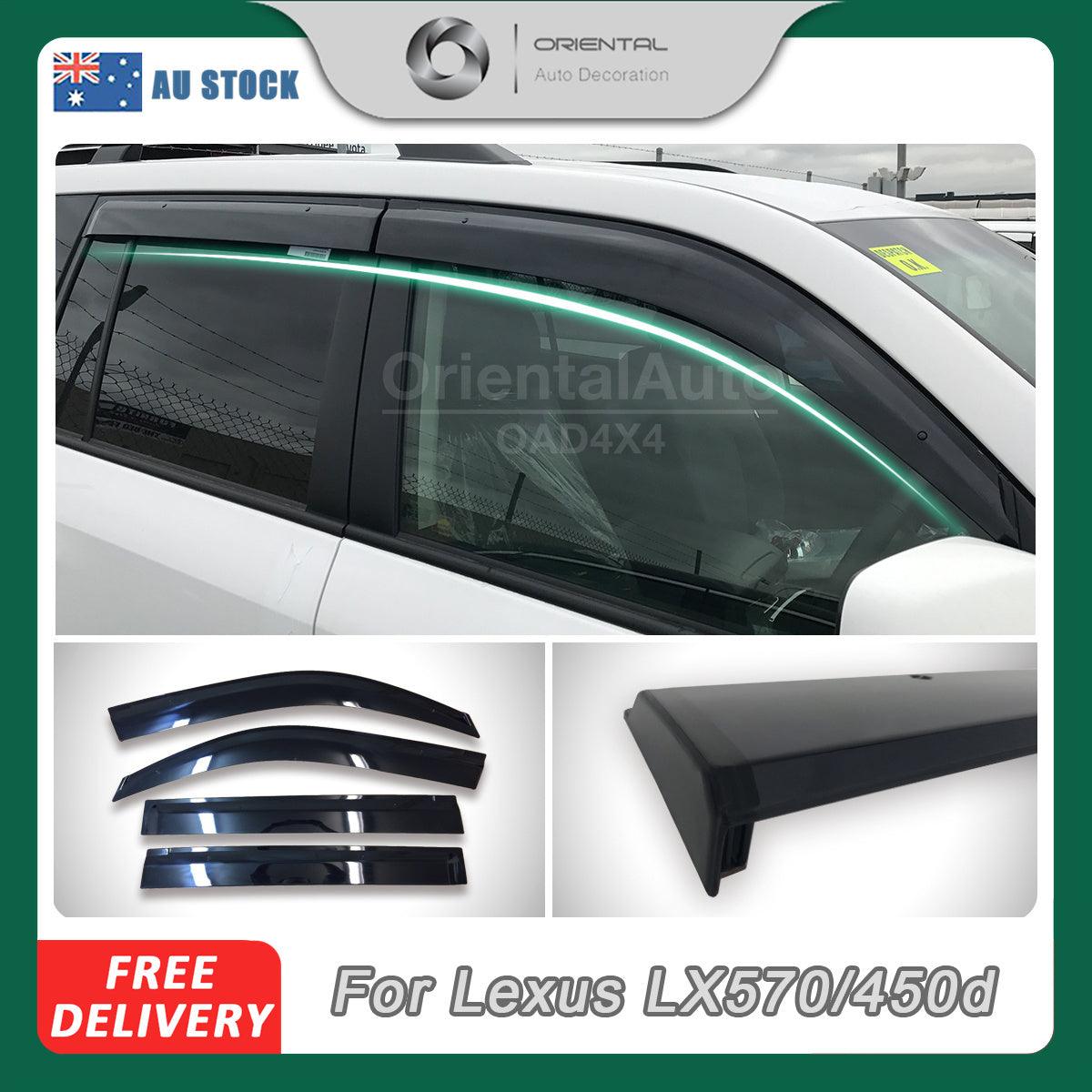 Injection Weather Shields for Lexus LX570 / LX450d 2008-2021