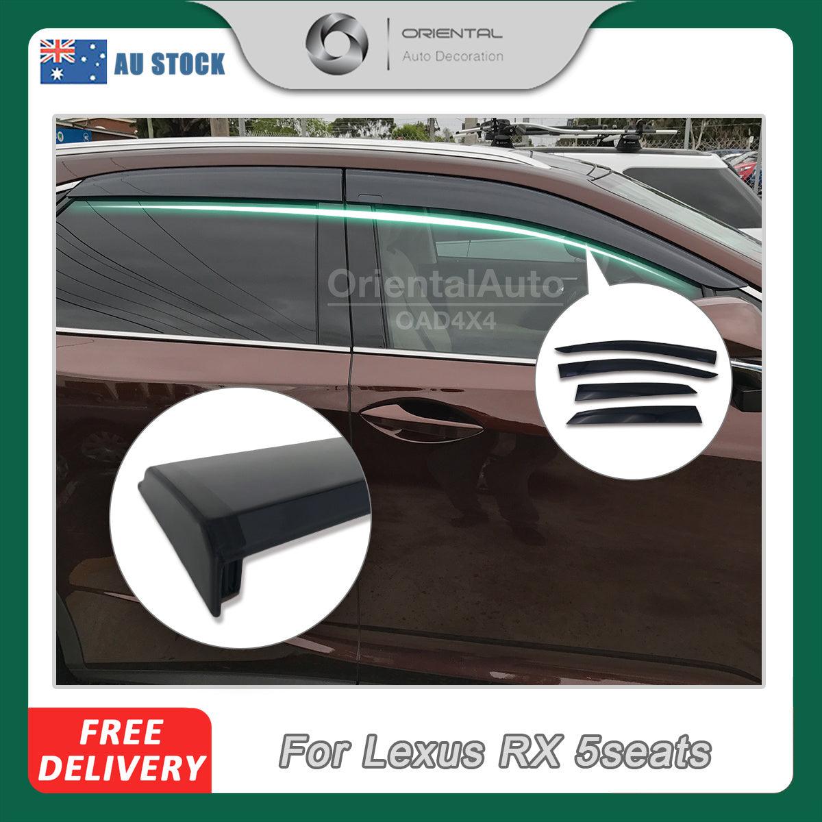 Injection Weather Shields for Lexus RX200T/300/350/450h 5 Seats 2015-2022
