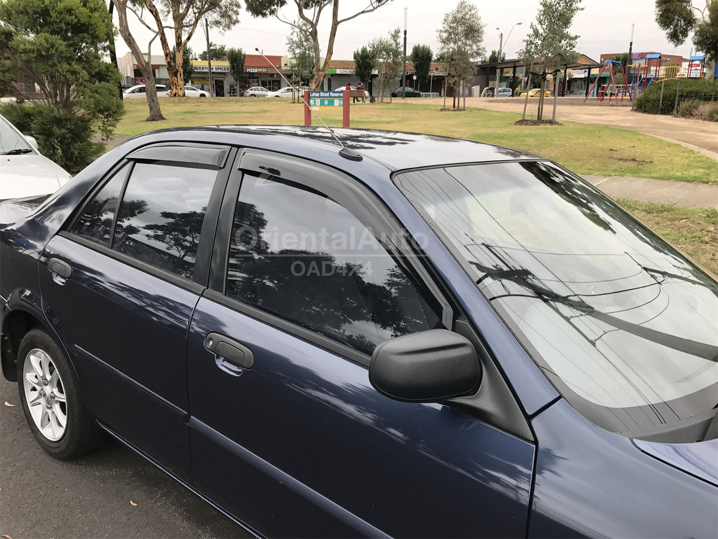 Premium Weathershields For Mazda 323 Sedan 1998-2004 Weather Shields Window Visor