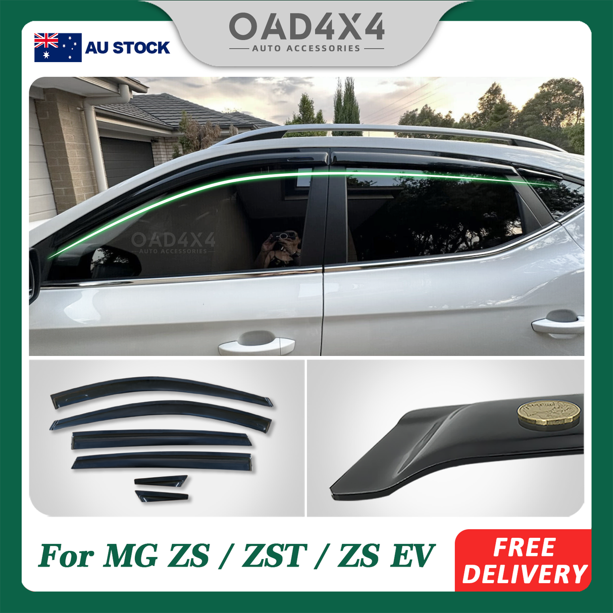 Weather Shields for MG ZS / ZST / ZS EV 2018-2024 6PCS
