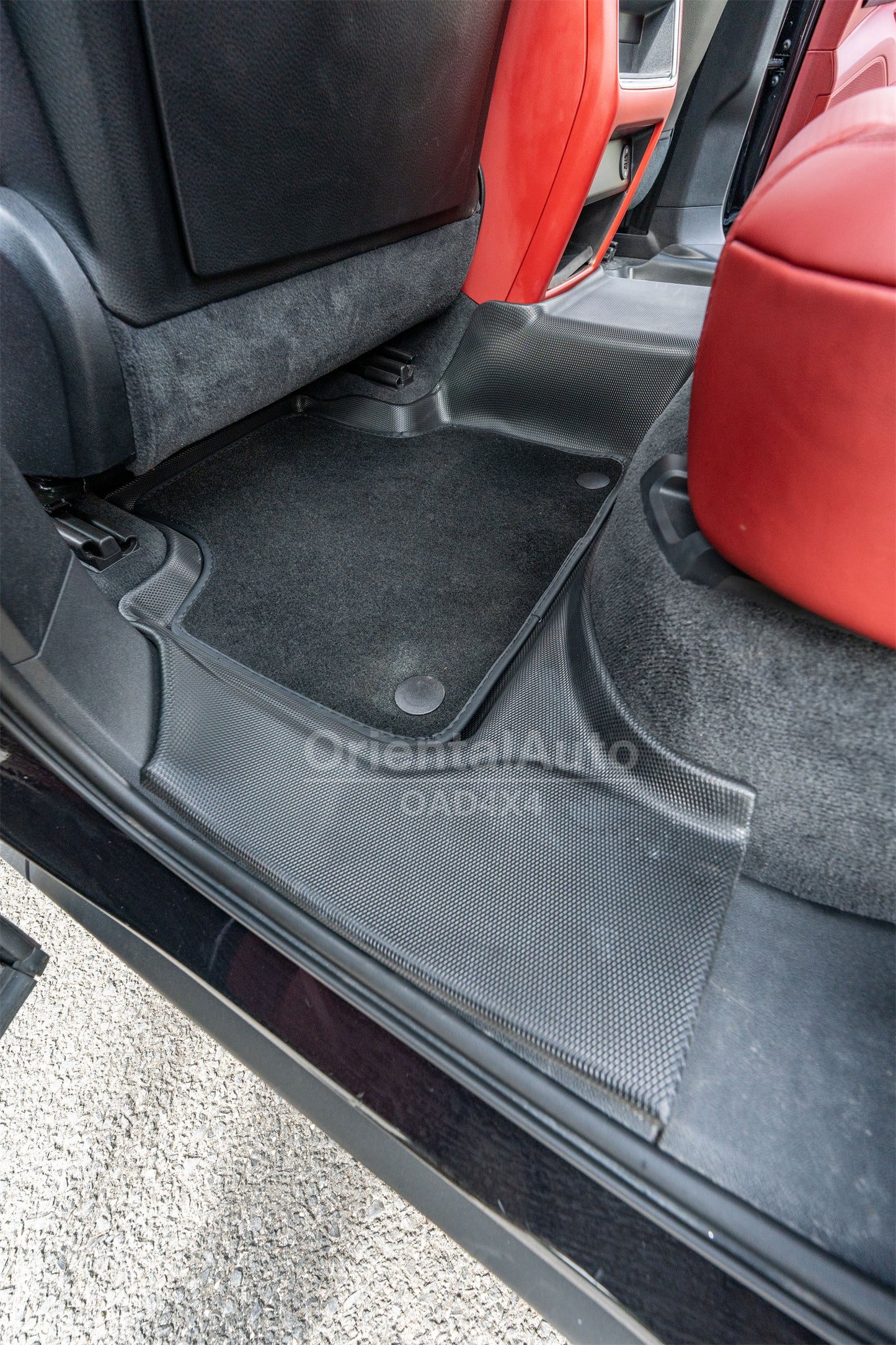 5D TPE Upper Carpet Floor Mats & 3D Cargo Mat for Porsche Cayenne 9YA 2018-Onwards Tailored Door Sill Covered Floor Liner+Boot Mat