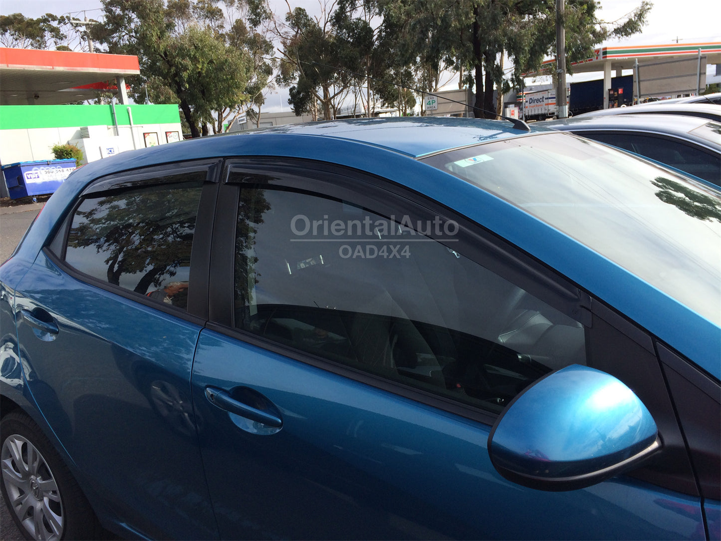 Premium Weathershields For Mazda 2 Hatch DE 2007-2014 Weather Shields Window Visor