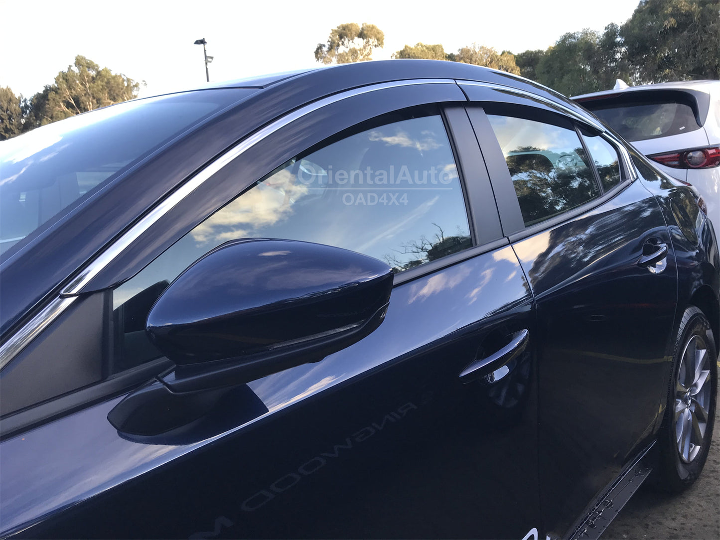 Injection Stainless Weathershields For Mazda 3 BP Sedan 2019-Onwards Weather Shields Window Visor
