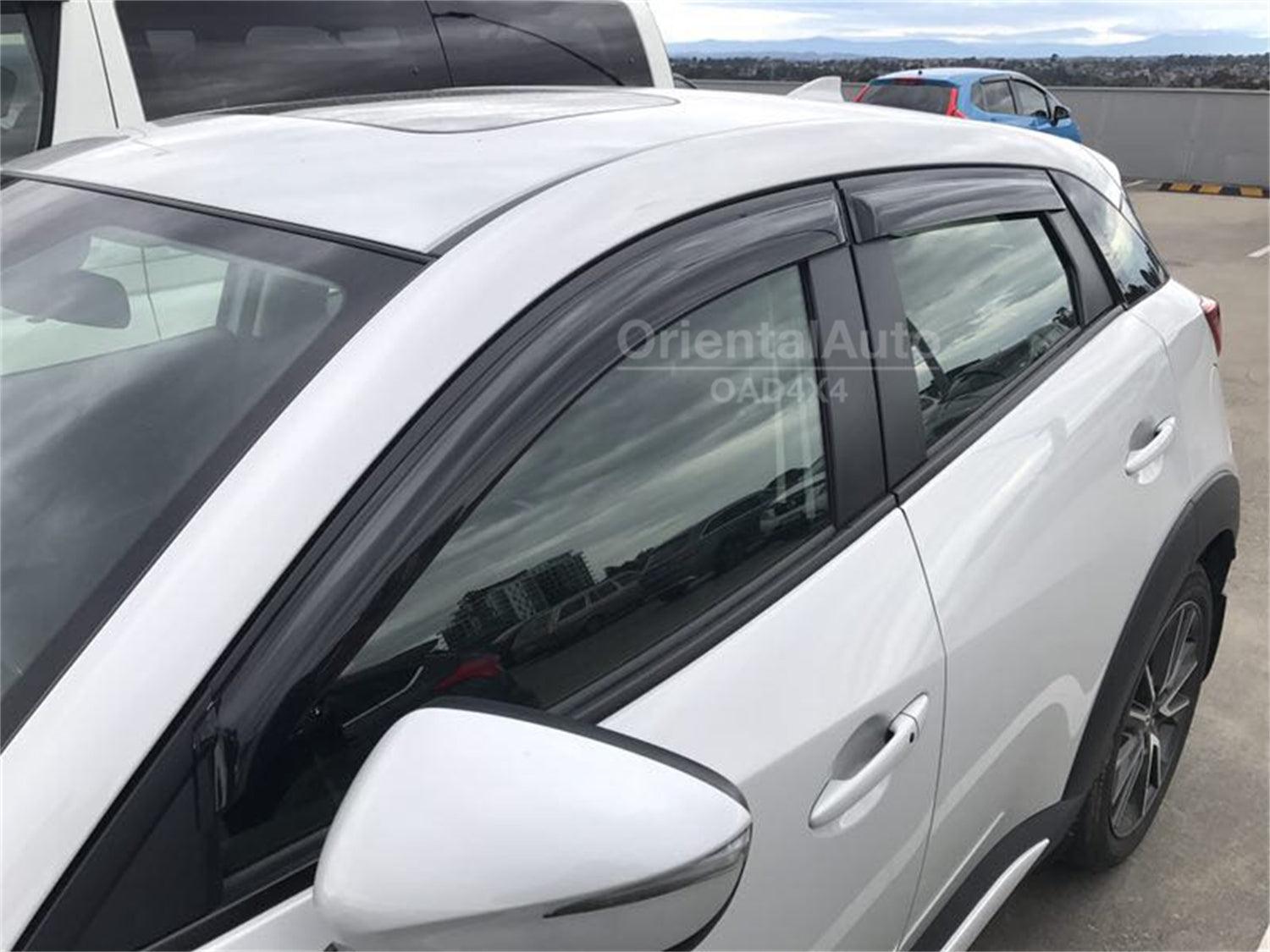 Luxury Weather Shields & 3D TPE Cargo Mat for Mazda CX3 CX3 2015Onwa