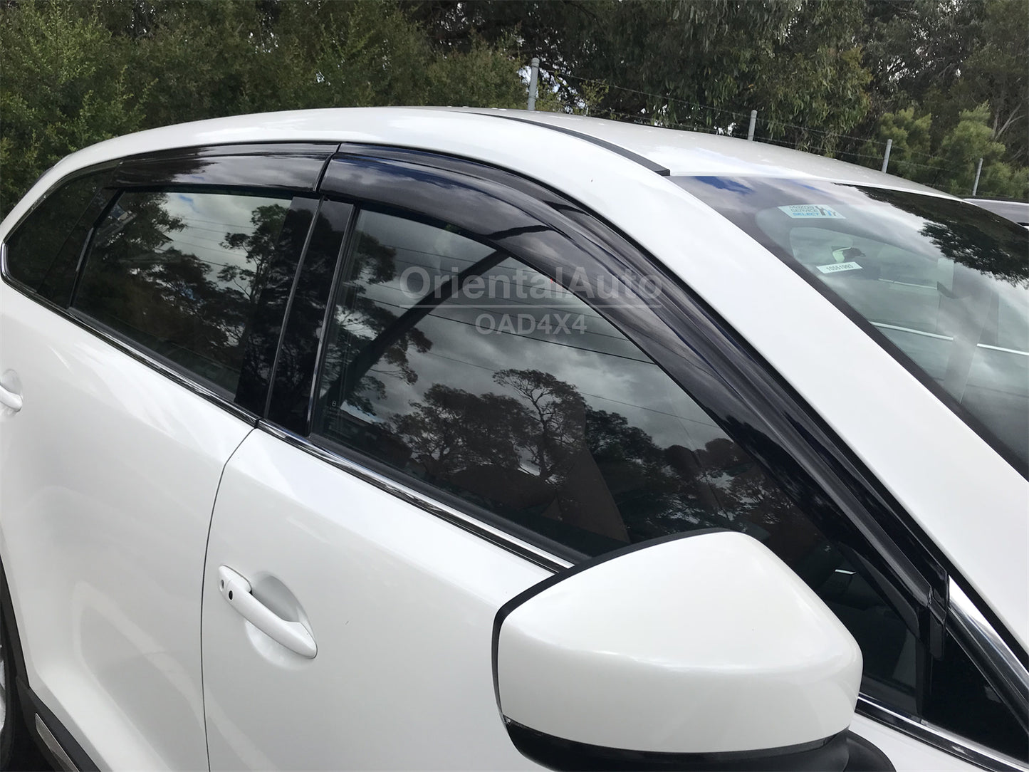 Injection Weathershields Weather Shields Window Visor For Mazda CX9 2016+