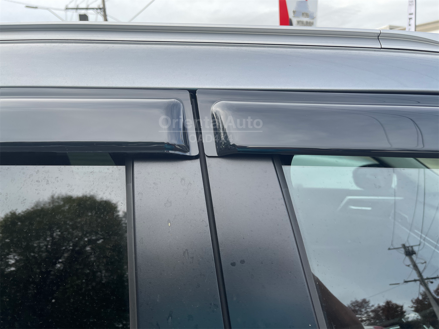 Luxury 6pcs Weather Shields for Mitsubishi Outlander 21+ Weathershield Window Visor