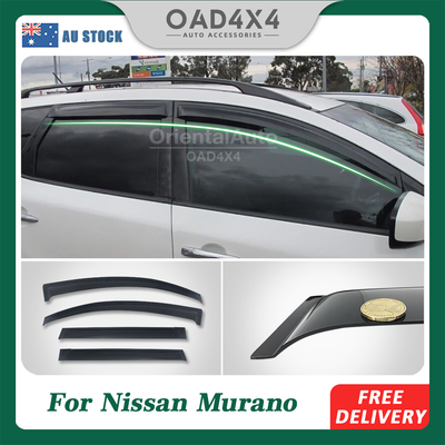 Premium Weathershields For Nissan Murano 2009-2015 Weather Shields Window Visor