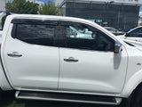 Weather Shields & Door Sill Protector For Nissan Navara NP300 Dual Cab D23