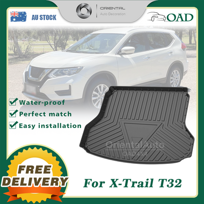 3D TPE Boot Mat for Nissan X-Trail XTrail T32 2014-2022 Cargo Mat Trunk Mat Boot Liner for XTrail