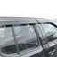 Bonnet Protector & Weathershields Weather shields Window Visor for Nissan Navara D40 Dual Cab 2005-2010 Spanish