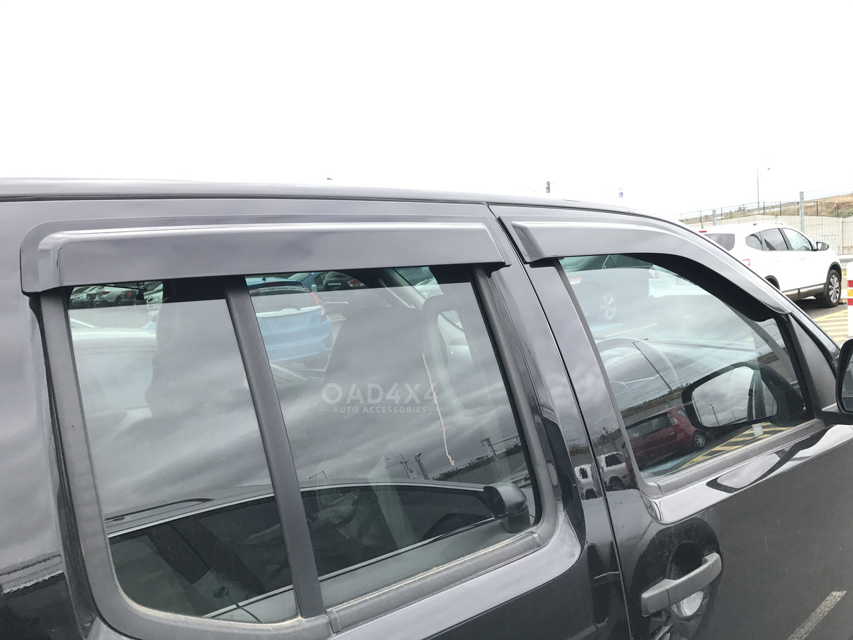 Bonnet Protector & Weather Shields for Nissan Navara D40 Dual Cab 2005-2010 Spanish Model