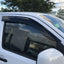 Injection 2pcs Weathershields Weather Shields Window Visor for Nissan Navara D40 Extra Cab