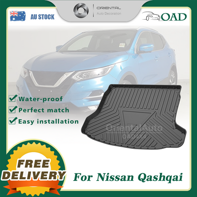 OAD 3D TPE Boot Mat for Nissan Qashqai J11 series 2014-2022 Cargo Mat Trunk Mat Boot Liner