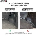 5D TPE Car Floor Mats for Toyota Land Cruiser 300 2021-Onwards