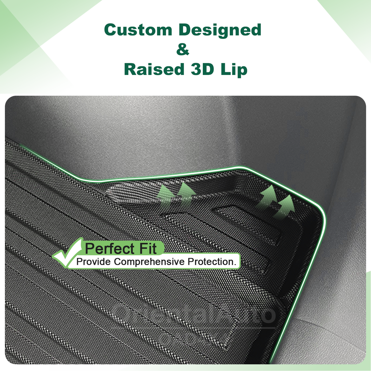 OAD 3D TPE Boot Mat for Nissan Qashqai J11 series 2014-2022 Cargo Mat Trunk Mat Boot Liner