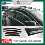 Stainless Edge Weather Shields for Lexus NX Series 2014-2021