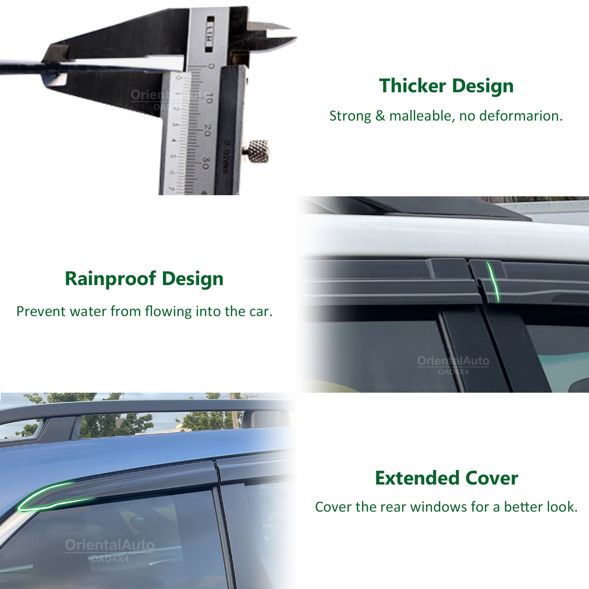 Injection Weather Shields for Toyota RAV4 2026-Onwards 6PCS