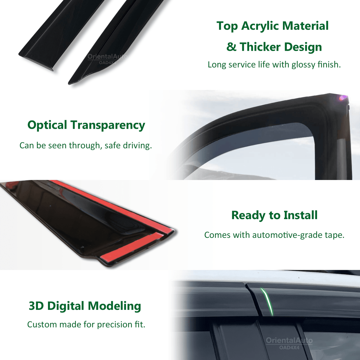 Weather Shields & Door Sill Protector for Volkswagen Amarok Dual Cab NF Series All-New 2023-Onwards