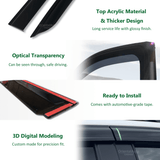 Weather Shields & Door Sill Protector for Volkswagen Amarok Dual Cab NF Series All-New 2023-Onwards