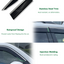 Injection Stainless 6pcs Weathershields For Volkswagen Tiguan L / ALL Space 2016+ Weather Shields Window Visor