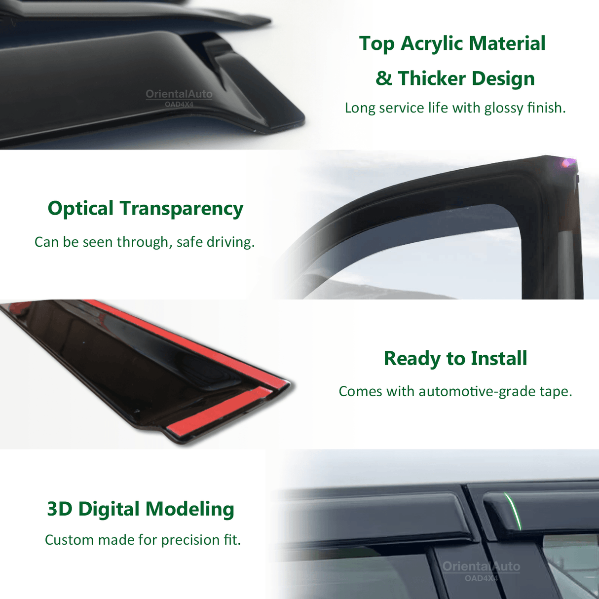 Weather Shields for Volkswagen Touareg 7L 2003-2010