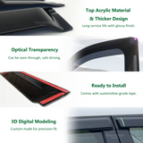 Bonnet Protector & Luxury Weather Shields for Great Wall Steed Dual Cab 2016-2020