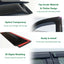 Pre-order Bonnet Protector & Luxury Weathershields Weather Shields Window Visor For Toyota Hilux Extra Cab 2011-2015 4pcs