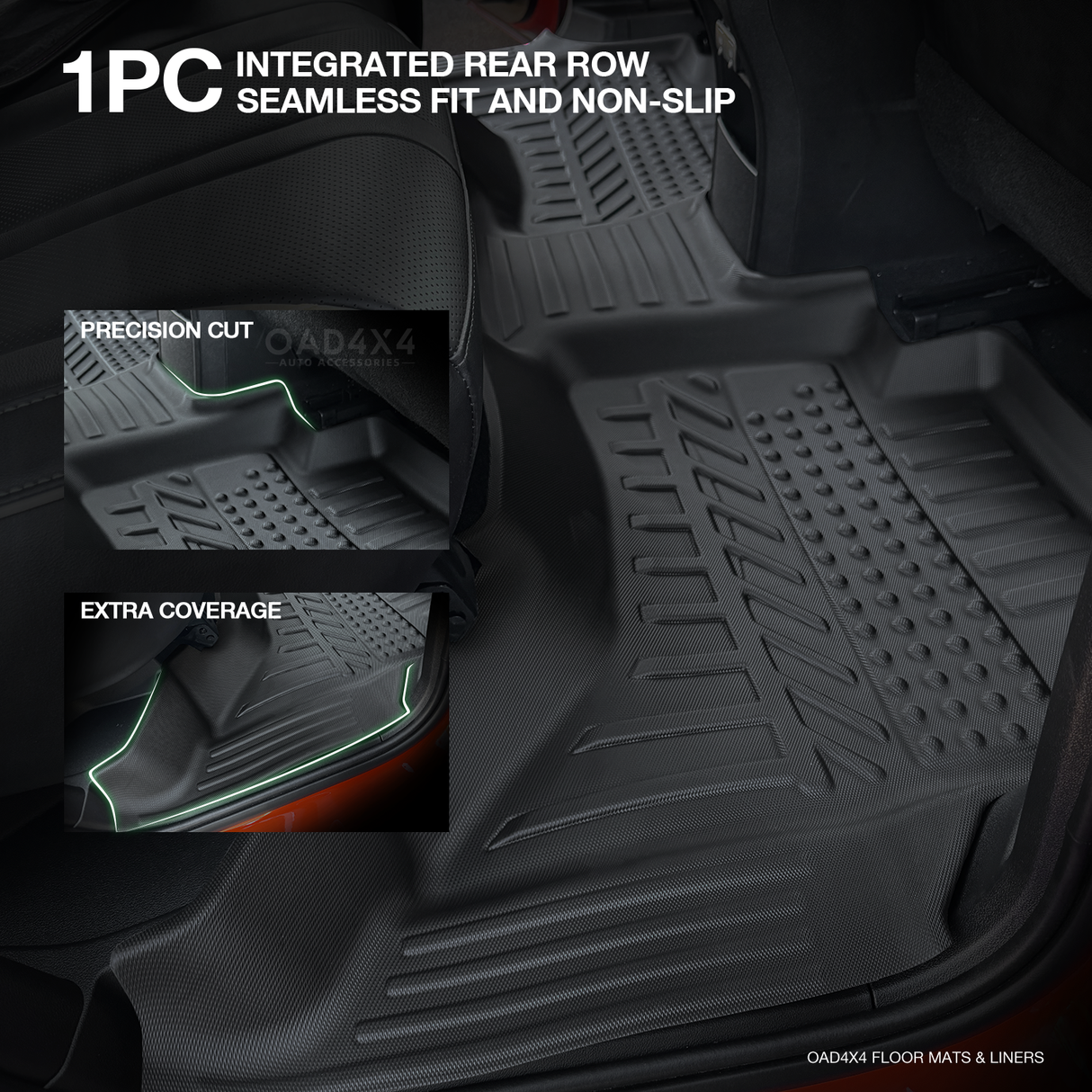 5D TPE Car Floor Mats for GWM TANK 300 2023-Onwards