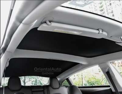 Sunroof Shades & Front Cargo Mat & Boot Mat & Floor Mats for Tesla Model 3 2019-2021 Car Mats