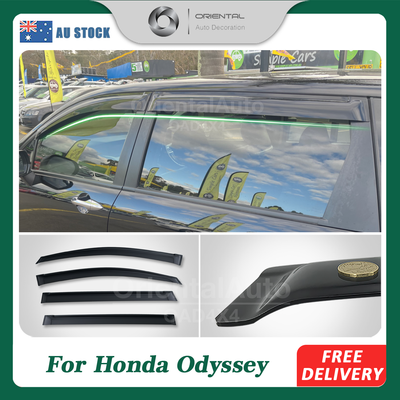Premium Weathershields Weather Shields Window Visor For Honda Odyssey 4th 2009-2013