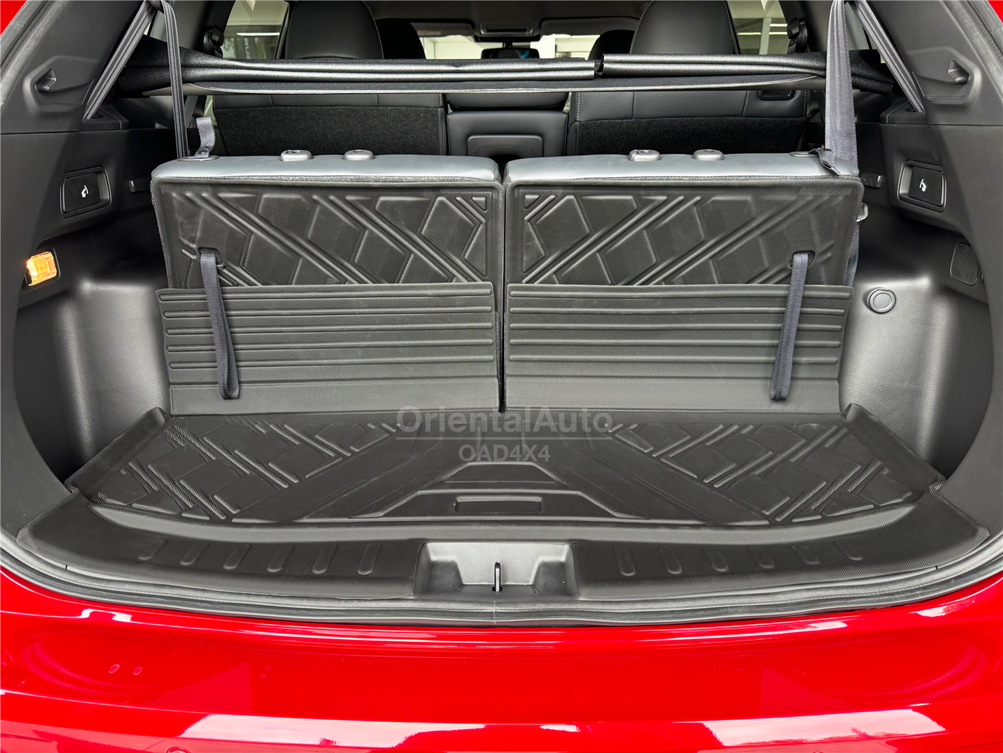 Luxury 6pcs Weathershields & 3D TPE 3pcs Cargo Mat for Mitsubishi Outlander ZM Series 7 Seats 2021-Onwards Weather Shields Window Visor Boot Liner