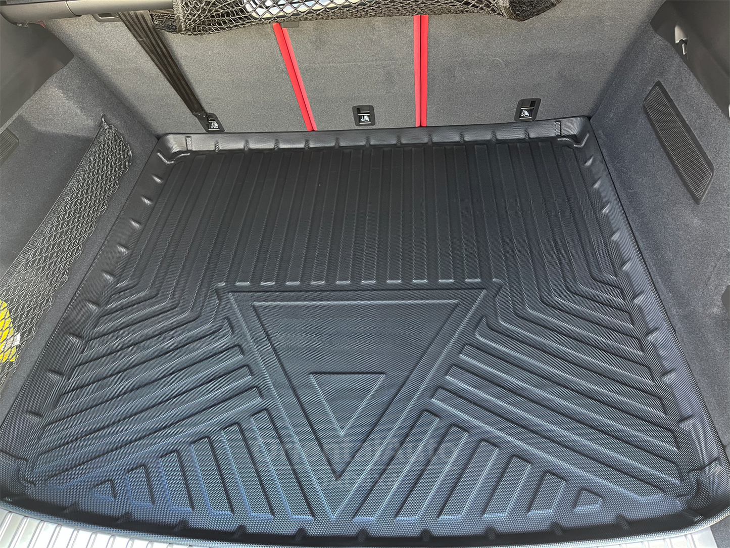 5D TPE Upper Carpet Floor Mats & 3D Cargo Mat for Porsche Cayenne 2018-Onwards Tailored Door Sill Covered Floor Liner+Boot Mat