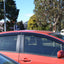 Injection Chrome Weathershields Weather Shields Window Visor For Toyota Yaris Hatch 2005-2011