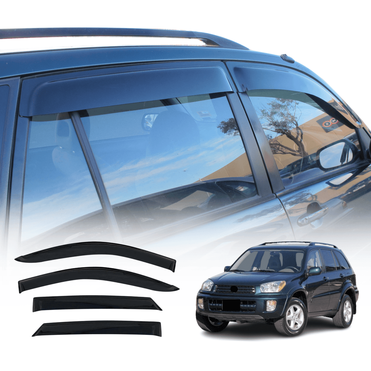Weather Shields for Toyota RAV4 2000-2006