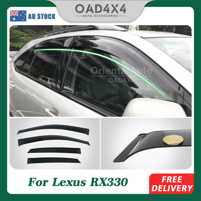 Premium Weathershields For Lexus RX330 2003-2009 Weather Shields Window Visor