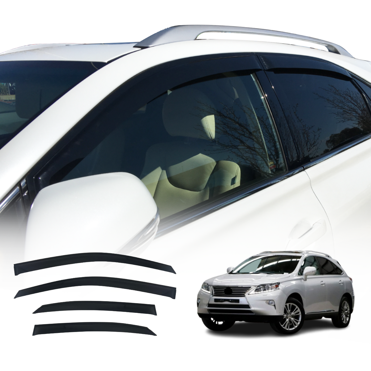 Weather Shields for Lexus RX270/350/450H 2009-2015 – OAD4X4 Accessories