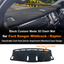 3D Black Dash Mat Dashboard Cover Mat for Ford Ranger Wildtrack / Raptor 2015-2022